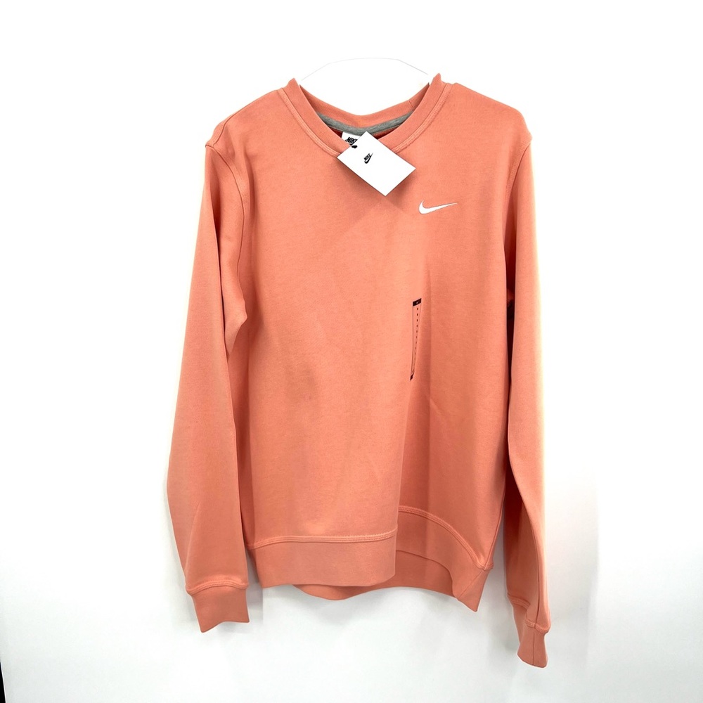 Nike Sportswear Club ‘Peach’ Fleece Pullover Men’s Size Large